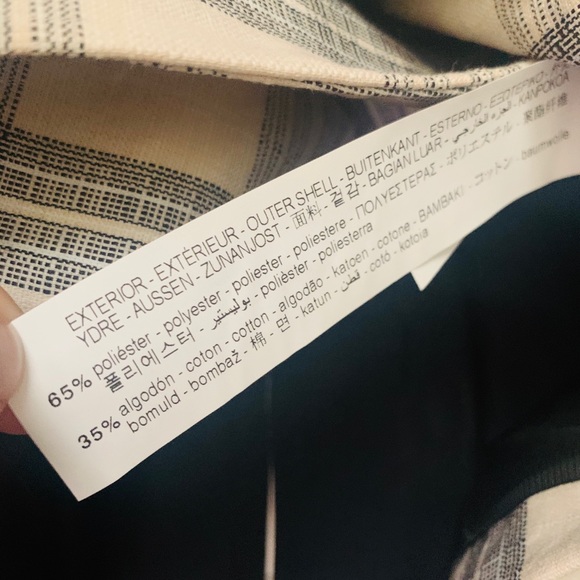 🚫SOLD🚫ZARA RUSTIC CHECK SUIT-BLAZER CROPPED PANT - Picture 10 of 14